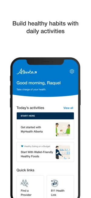 MyHealth Alberta iPhone screenshot 3