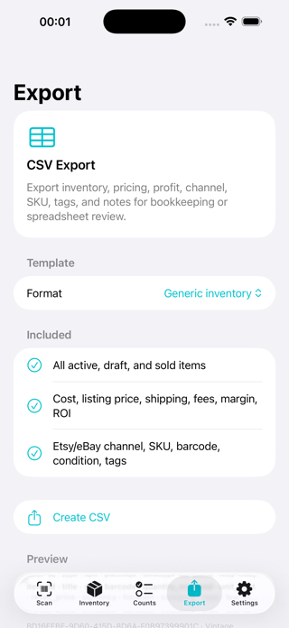 Inventory Snap Screenshot 3 of 3