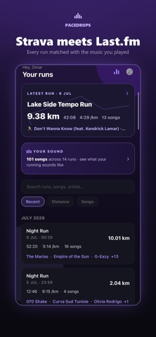 Pacedrops screenshot