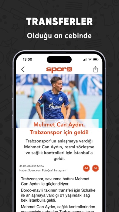 Sporx - Spor Haber, Canlı Skor Screenshot