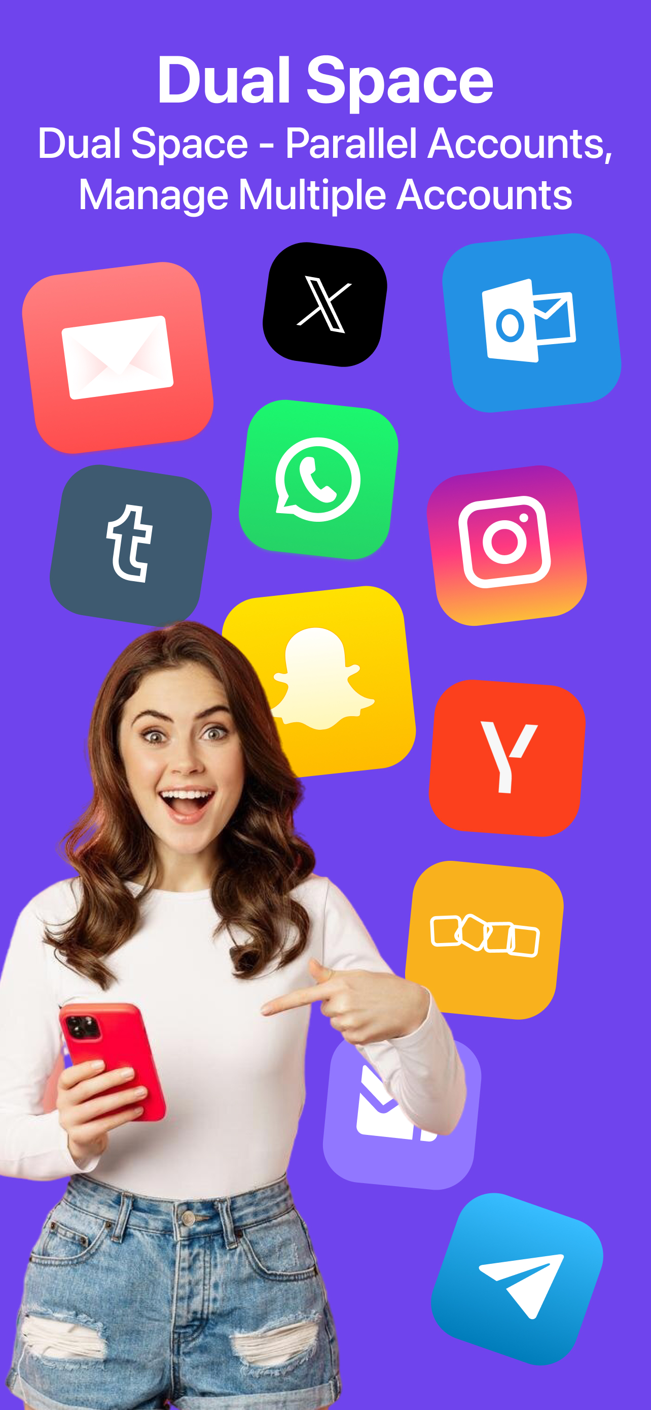 Dual Space - Multi Accounts