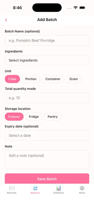 WeanDaily - Baby Food Tracker screenshot 3