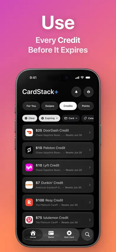 Credit Card Tracker: CardStack screenshot 4