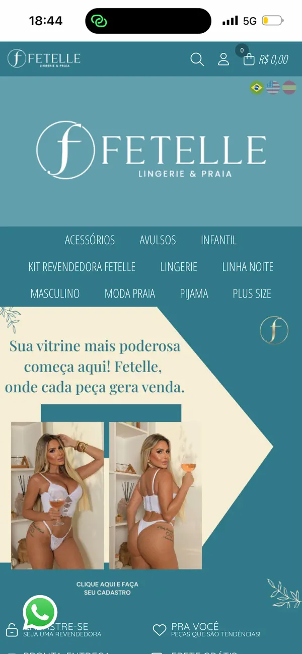 Screenshot #2 pour Fetelle Lingerie