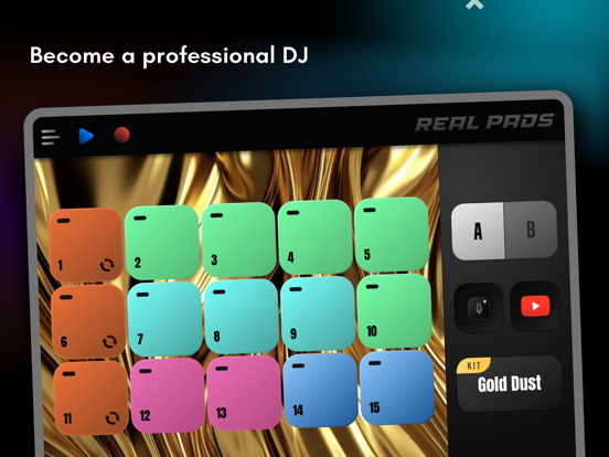 Real Pads: DJ electro drums iPad screenshot 4 - Music app