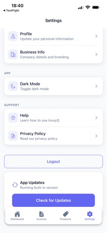 Invoyq screenshot