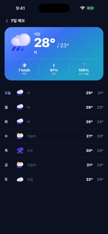 나가기 전 날씨 - 잠금화면 날씨 브리핑 screenshot