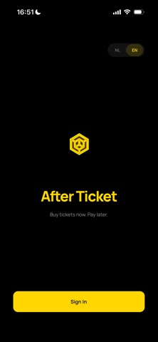 After Ticket screenshot
