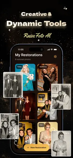 RaiseFoto AI: AI Photo repair iPhone screenshot 3