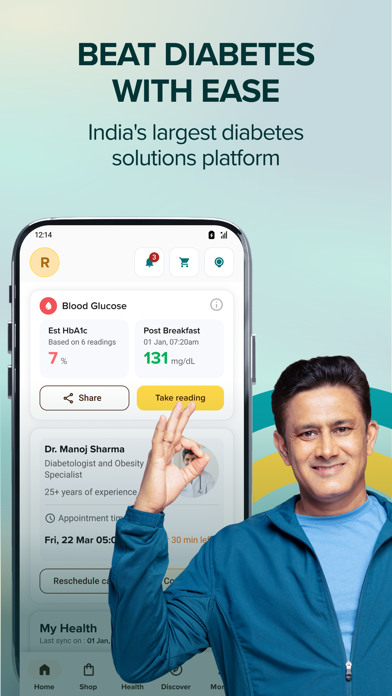 BeatO Diabetes Management Screenshot