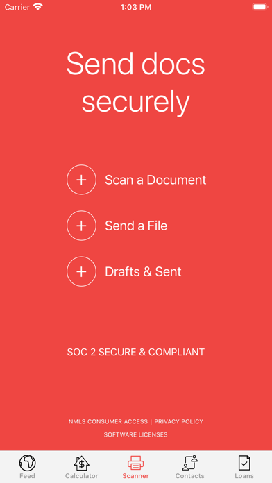 HomeEasy Mortgage Screenshot