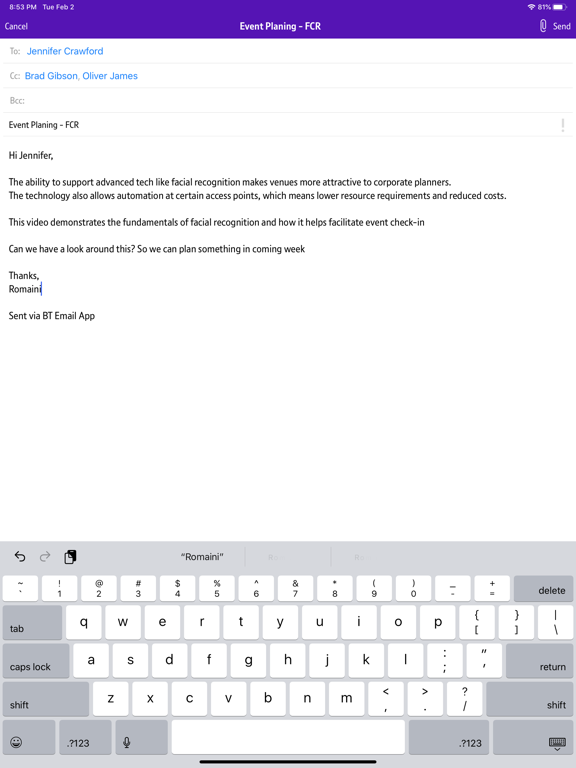 Screenshot #4 pour BT Email