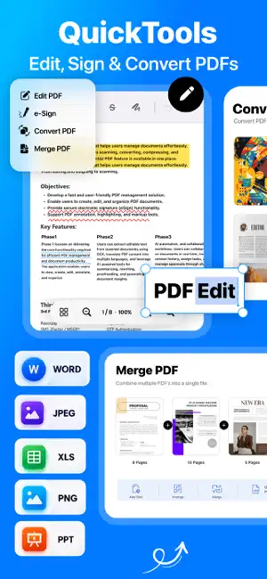 QuickTools: Edit & Sign PDF screenshot 1