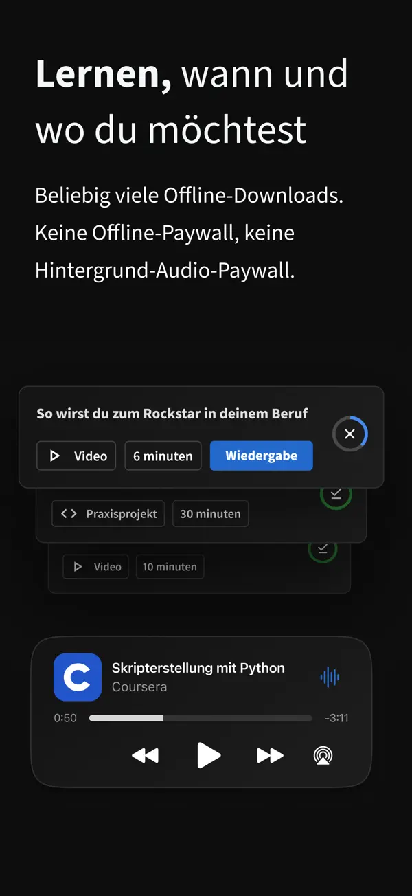 Coursera: Karrierewachstum Screenshot 6