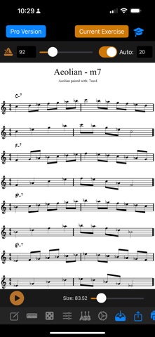 Tessitura Pro Scales screenshot