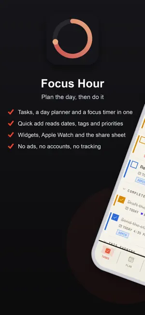 Focus Hour: To Do List Planner screenshot 1
