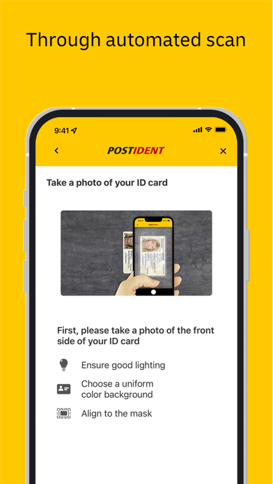 POSTIDENT iPhone screenshot 5 - Business app
