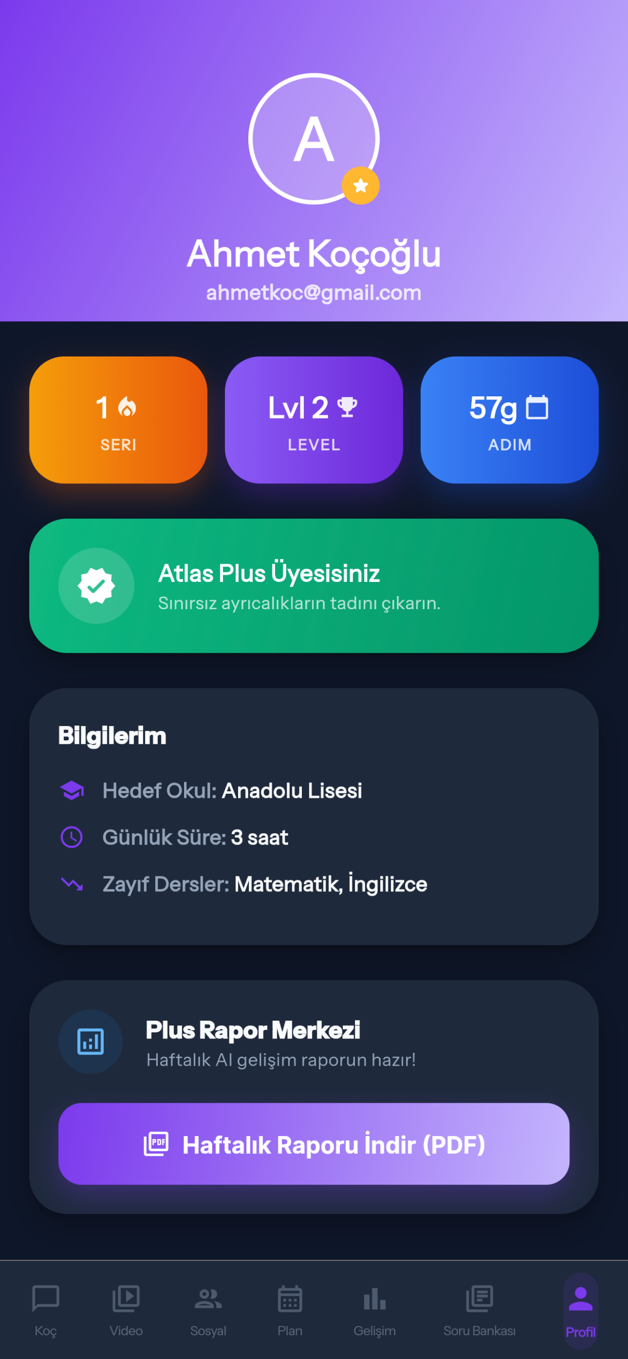 Atlas LGS Koçum