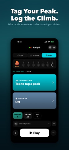 RunSplit: Interval Coach iPhone screenshot