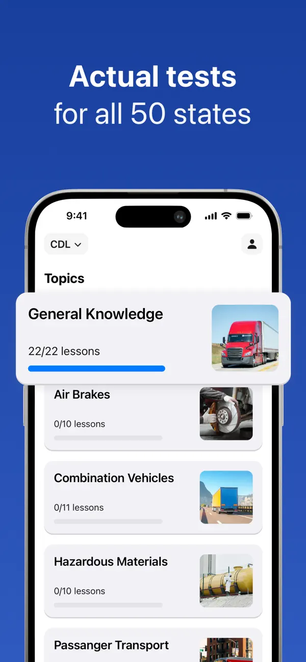 Screenshot #3 pour Virginia CDL Written Test Prep