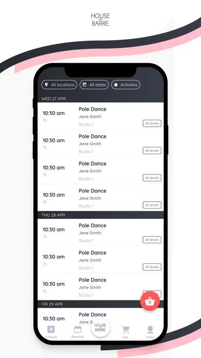 House of Barre Screenshot