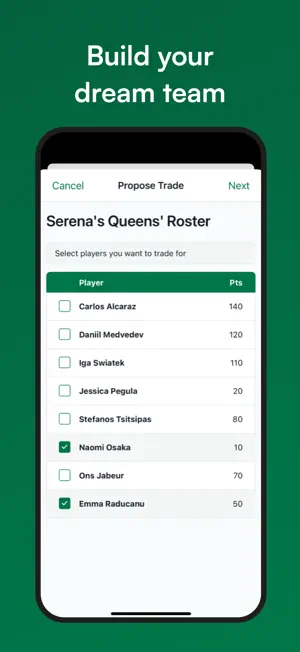 Game Set Match: Fantasy Tennis screenshot 3