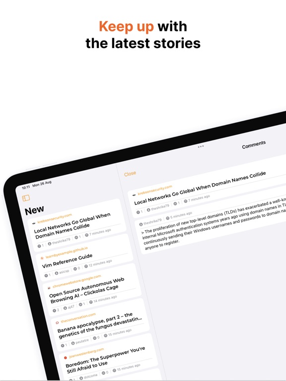 Screenshot #5 pour Hacker News - Social News