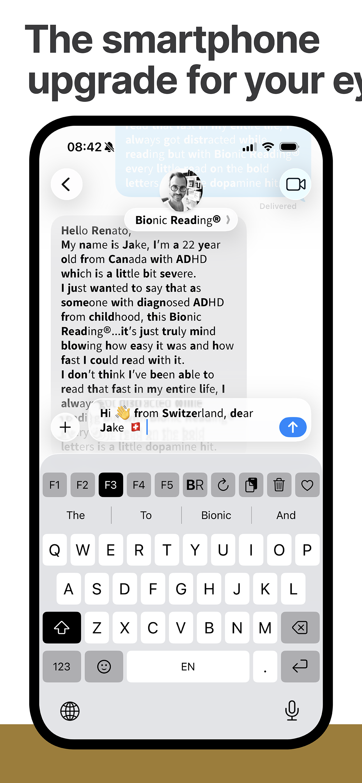 Bionic Reading® Font Keyboard screenshot 1