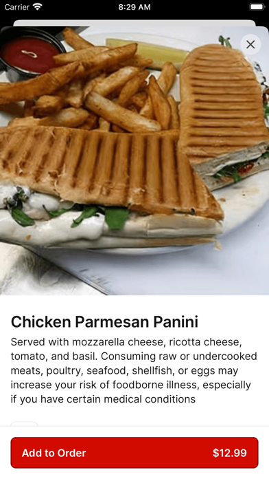 Pizza Rock To Go iPhone screenshot 3 - Food & Drink app