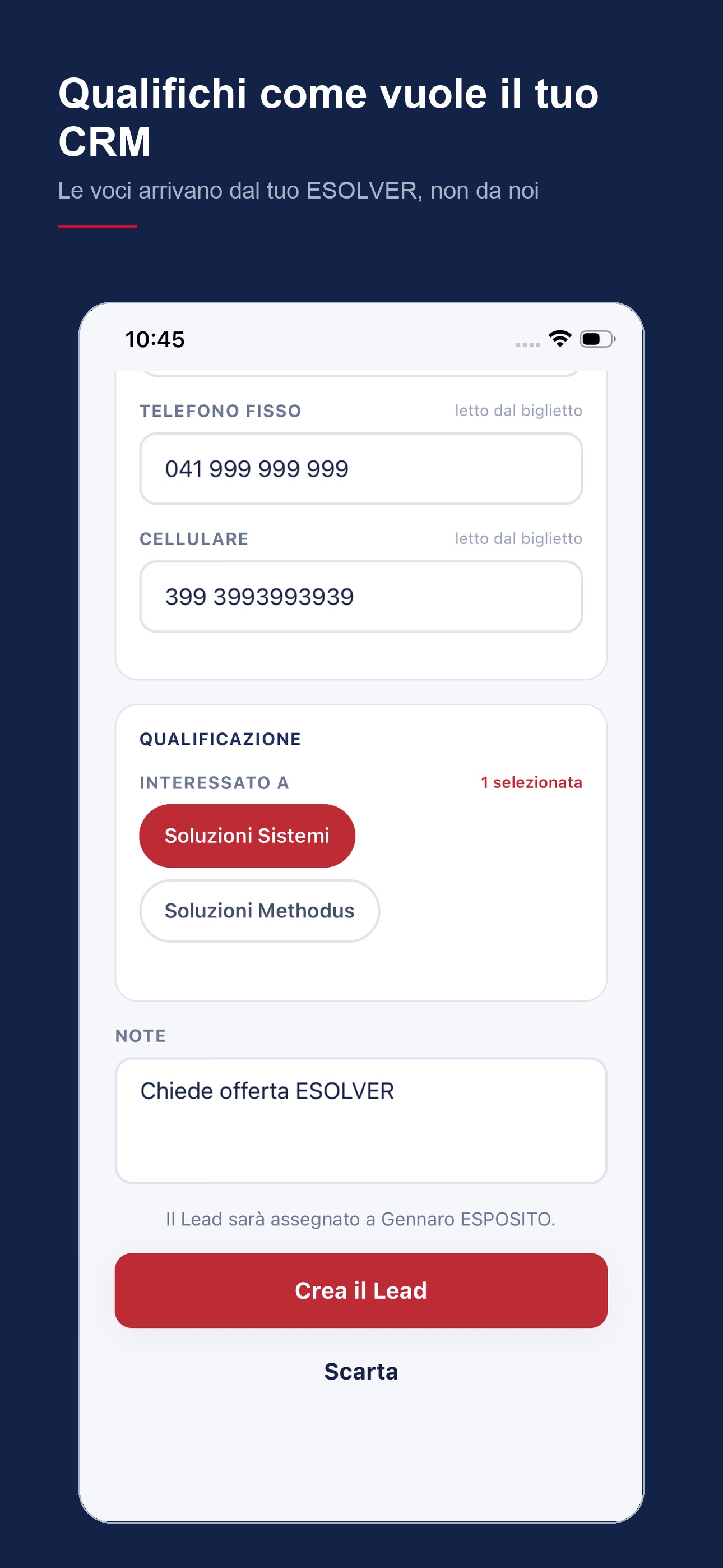 Screenshot 4 of Lead By Click for ESOLVER CRM