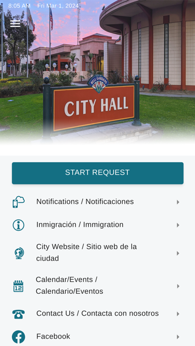 Bell Gardens Connect iPhone screenshot 1 - Utilities app