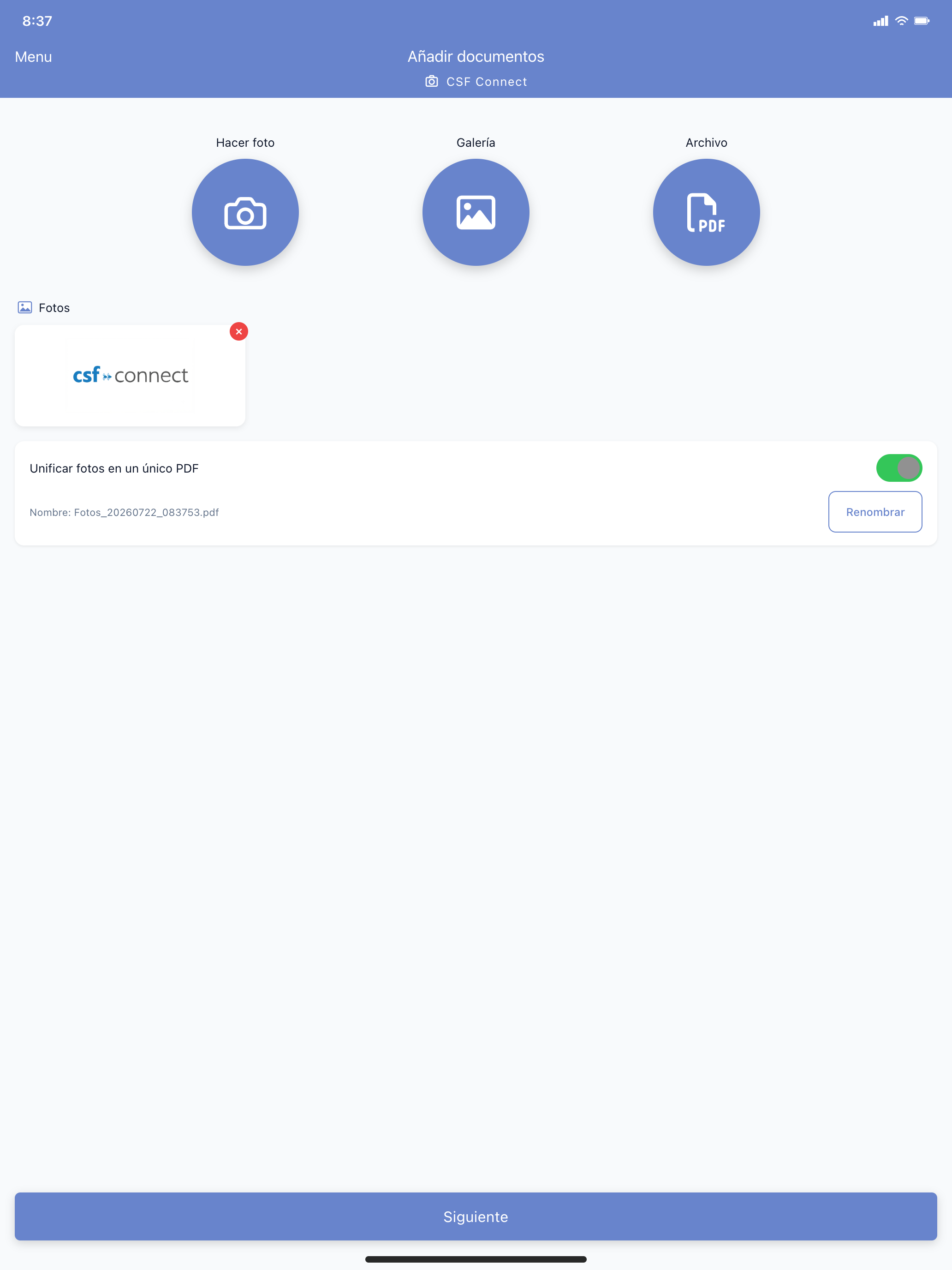 CSF Connect screenshot 9