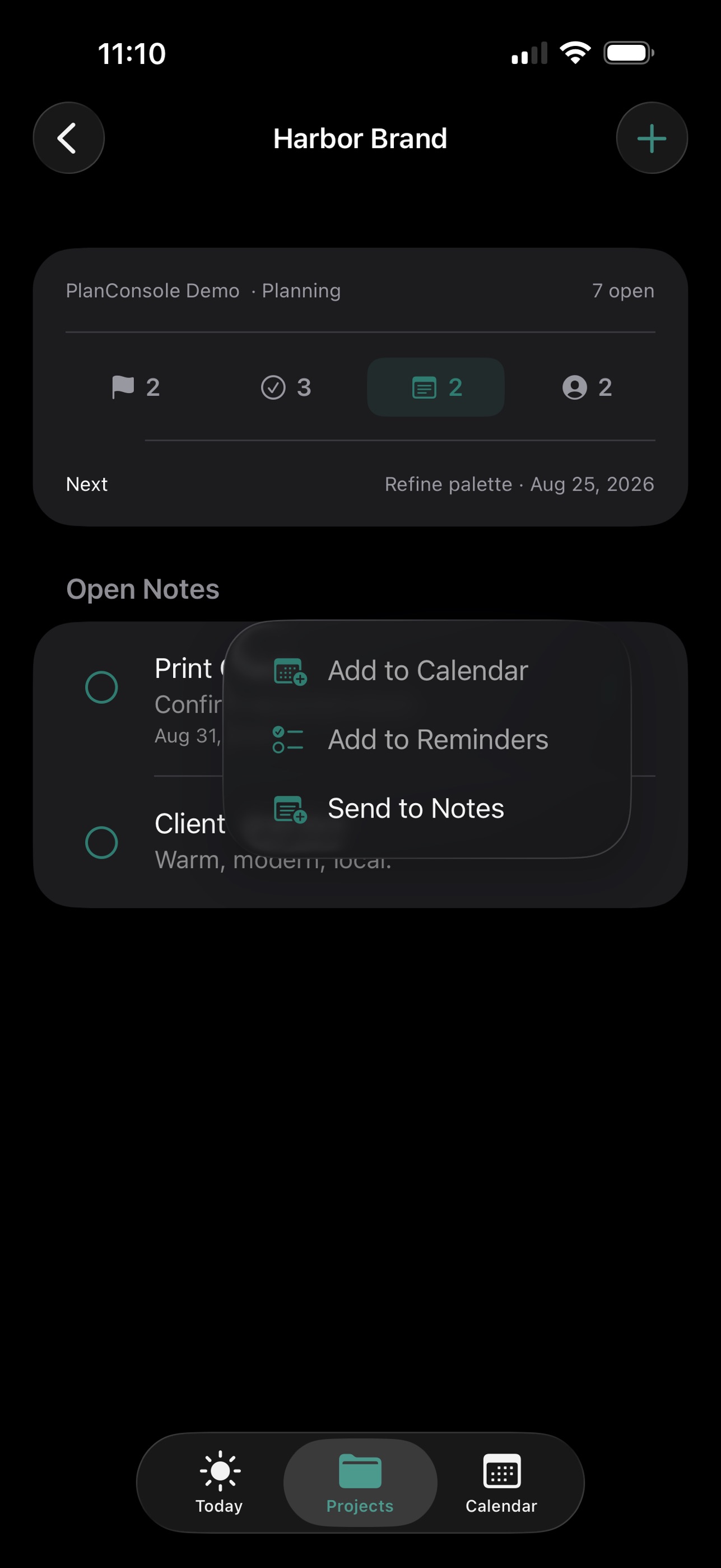 Screenshot 5 of PlanConsole