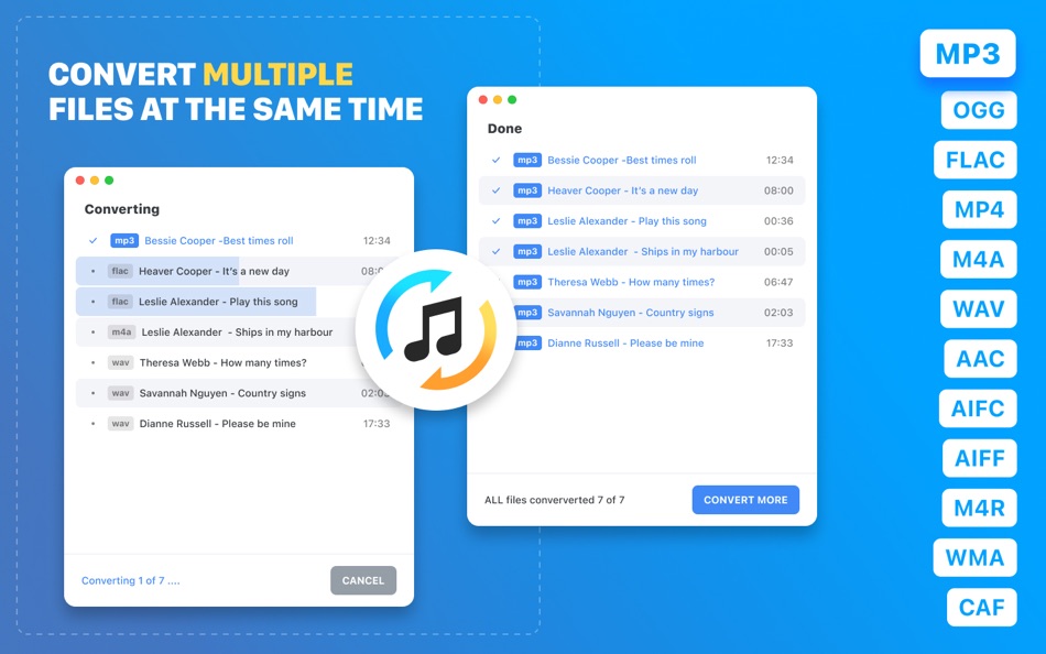 #1. Audio Converter - One Click (macOS) 由: Bitnite, TOO
