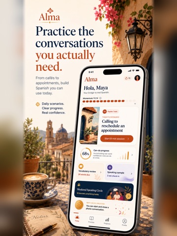 Alma: Learn Spanish iPad screenshot