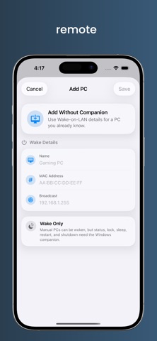 NudgeLAN screenshot