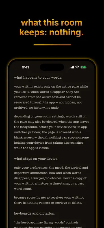 off my chest. screenshot 4 of 6