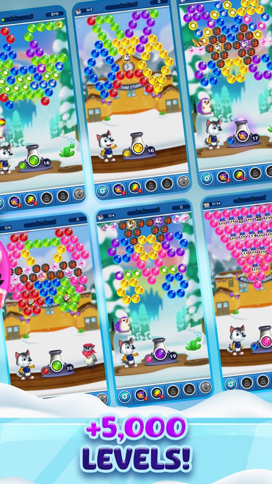 #4. Bubble Shooter: Frozen Pop (iOS) 由: Party Happy Games SL