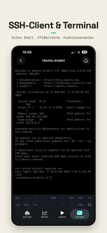 SSH Client, Terminal & Konsole screenshot 1 of 7