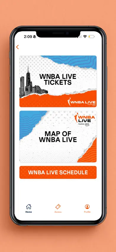 WNBA Events App screenshot 3