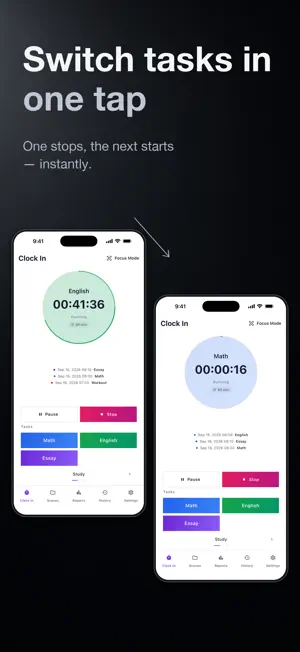 Clock In Myself — Time Tracker screenshot 3