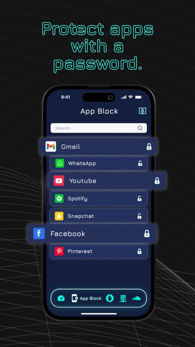 Sky Block App & Webpage Screenshot