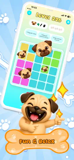 Captura de pantalla de DogDoku: Brain Puzzle en iPhone 2