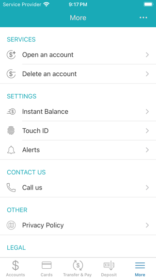 myCCU, Community Credit Union Screenshot