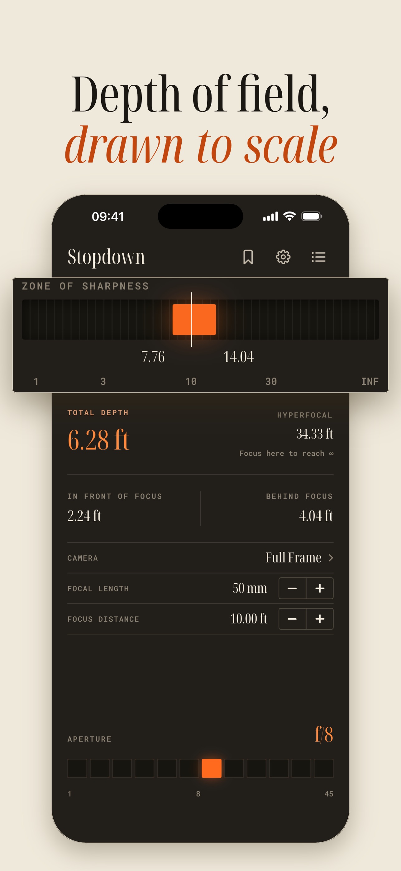 Screenshot 1 of Stopdown: Depth of Field