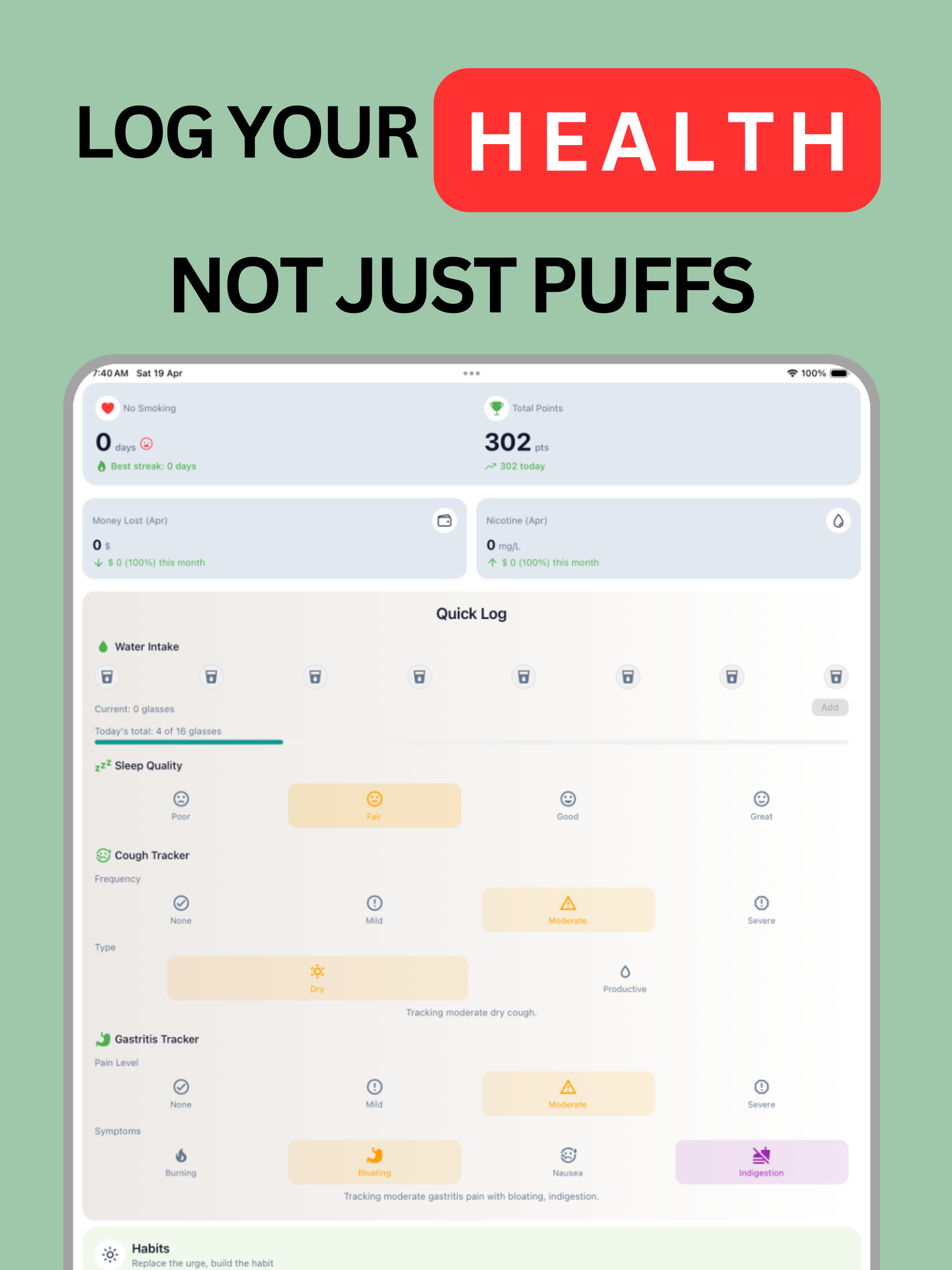 Quit Smoking Tracker: QuitFlow