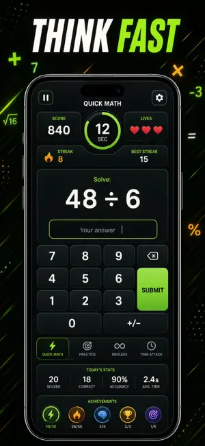 Math Games: Brain Workout screenshot 1