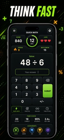Math Games: Brain Workout Screenshot 1 of 10