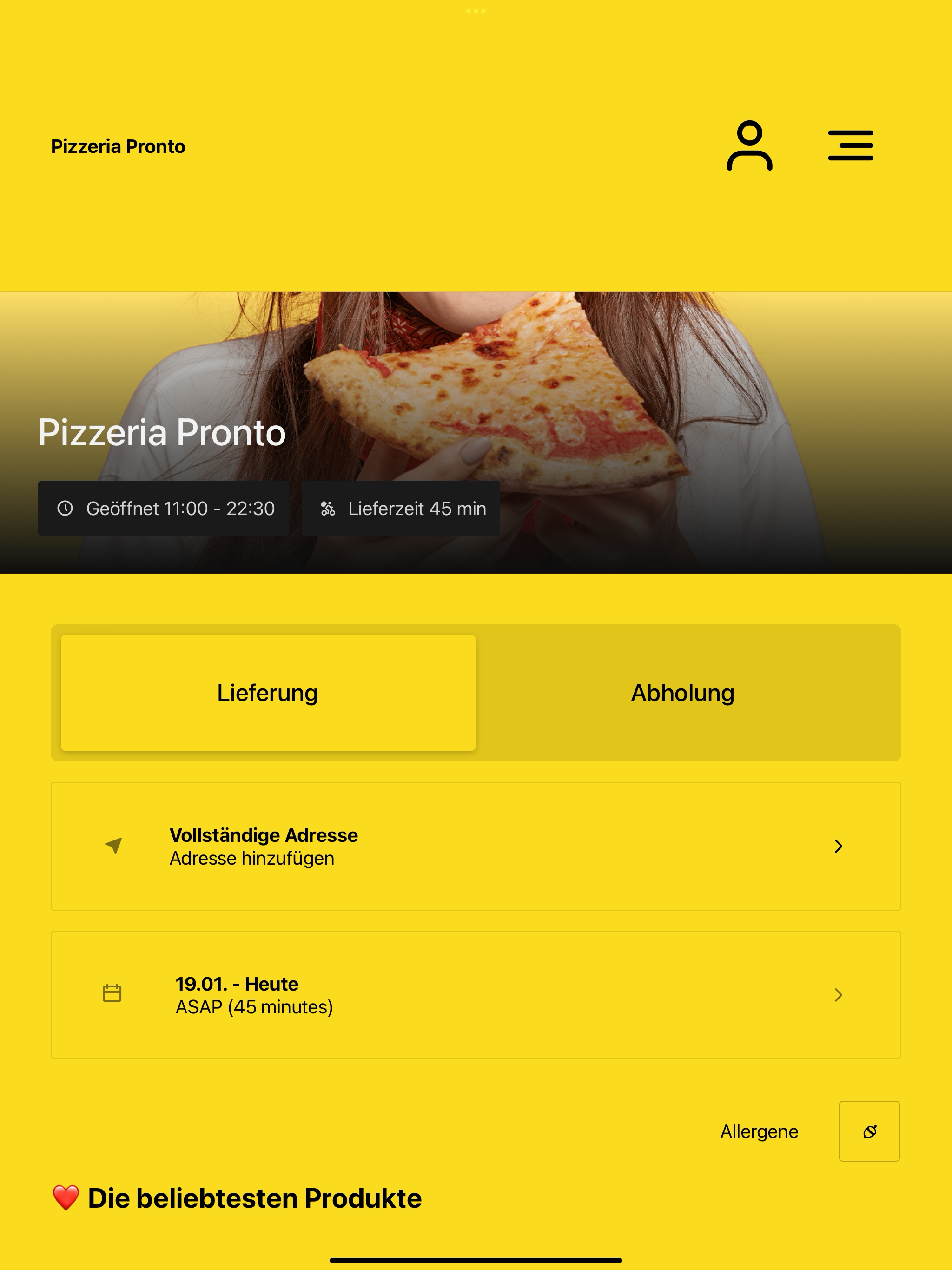 Pizzeria Pronto AT