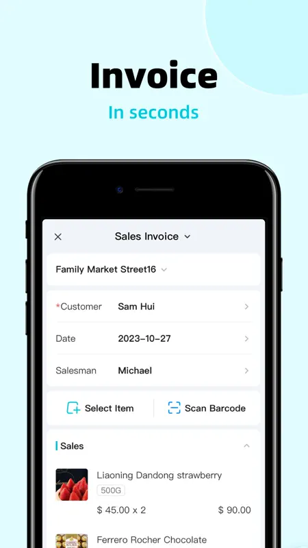Ailit: inventory&invoice screenshot 3 of 6